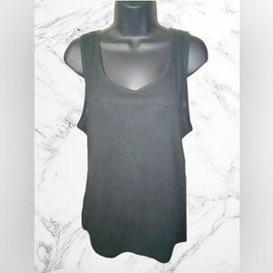 "Faded Glory" Women's Plus Size Lightweight Ribbed Summer Tank Top